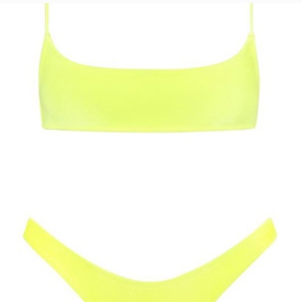 Triangl Neon Yellow Velvet Set! NO LONGER SOLD!!!